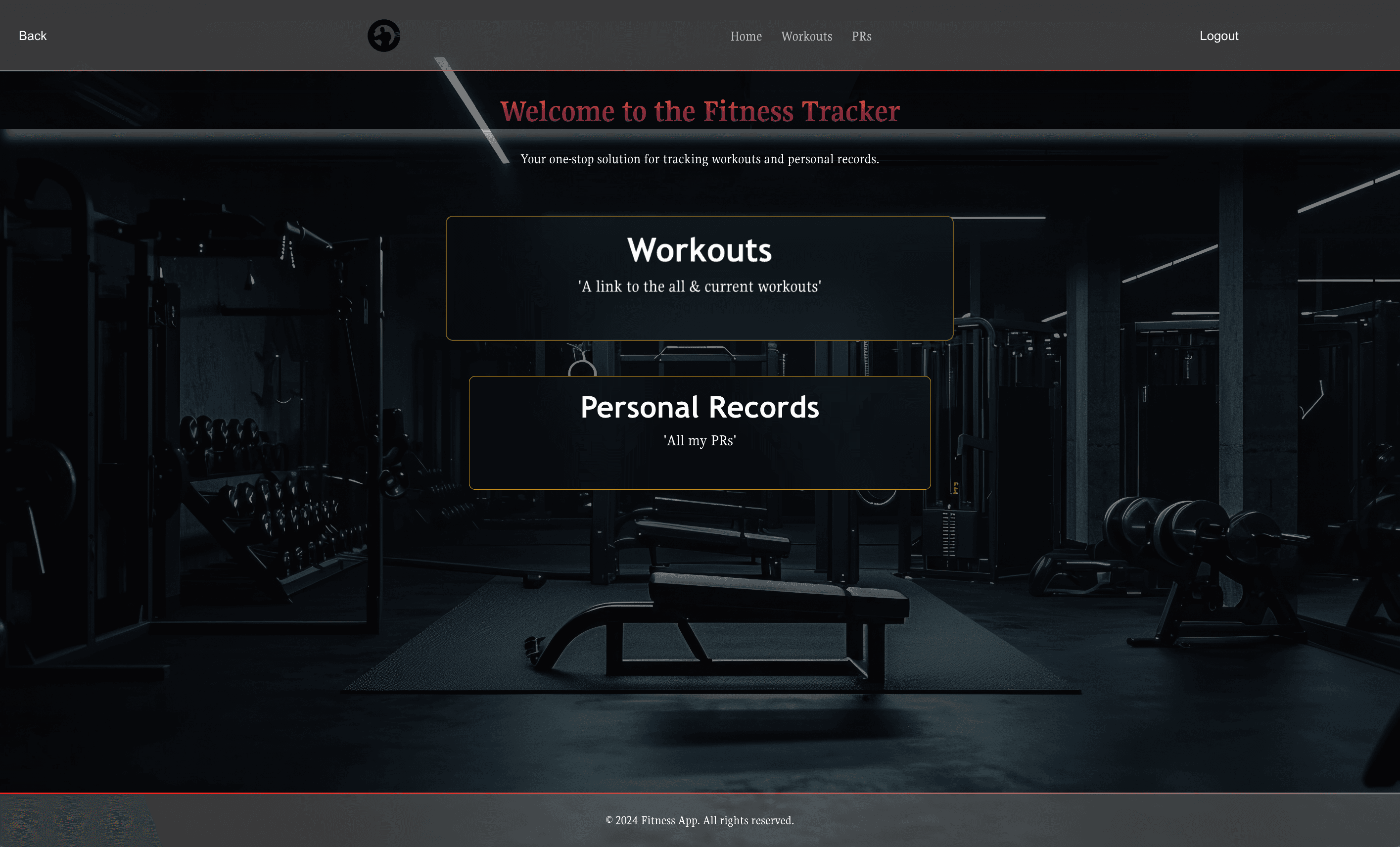 Fitness Tracker Web App